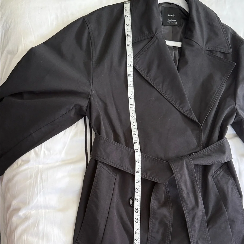 Mango Water-Repellent Black Jacket with Branded Label - Picture 8 of 13